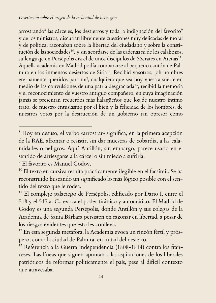 Advertencia de 1811, página 44